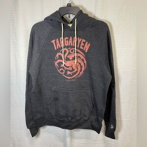 Charcoal Targaryen Graphic Hoodie